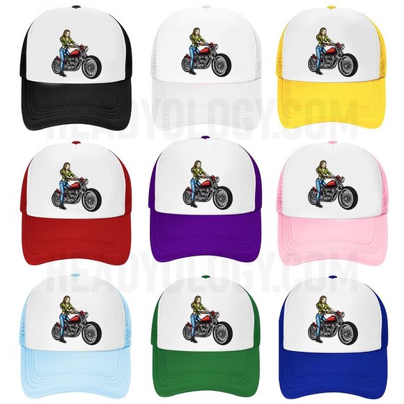 Motorcycle Hats For Women Bike Club Ladies Hats Women Power - Picture 10 of 16